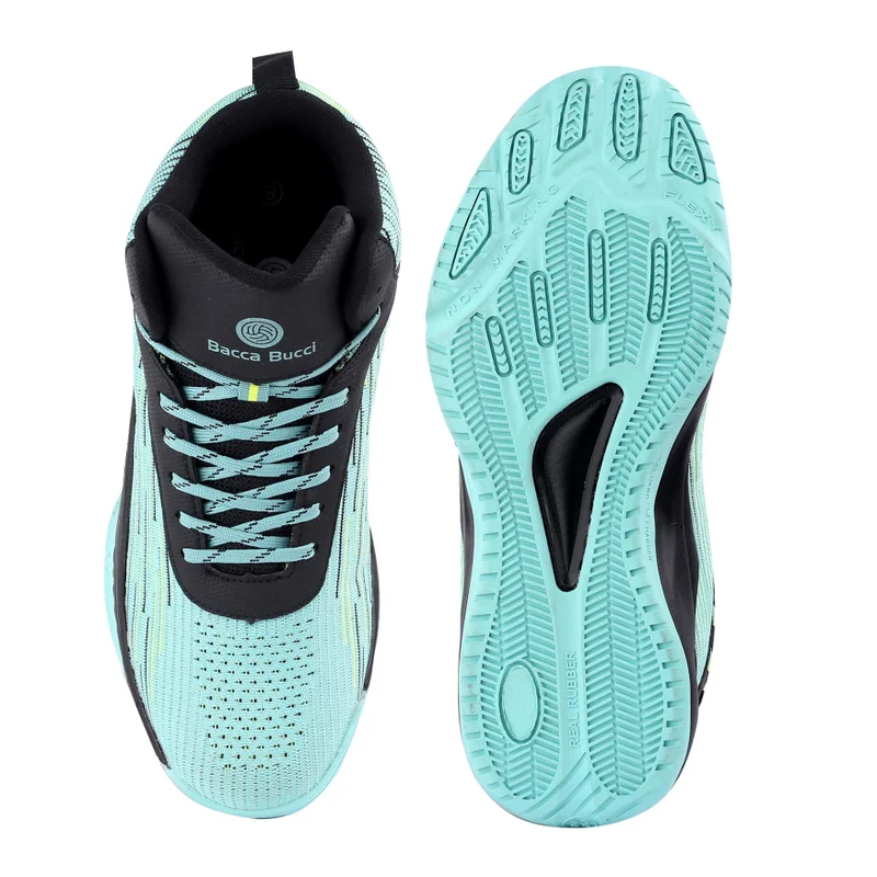 Bacca Bucci Blue Weave X Basketball Shoes for Men | Best Price UAE